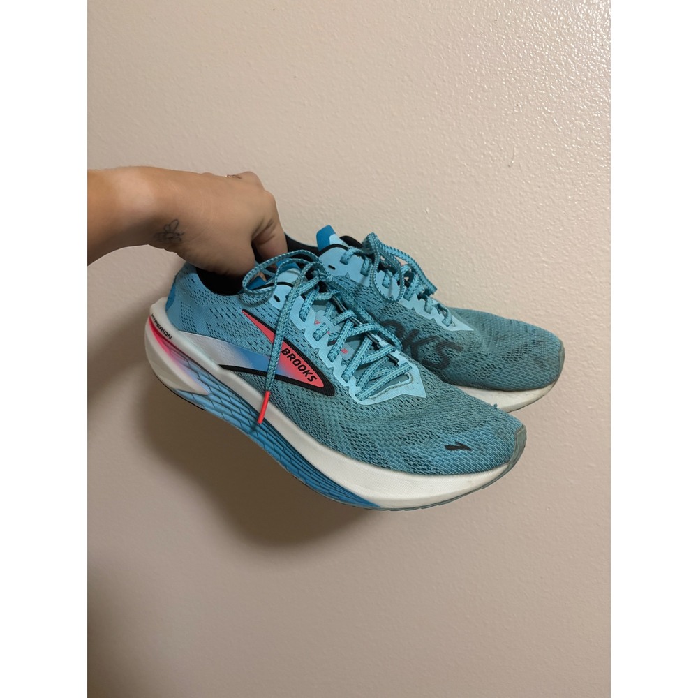 Brooks Hyperion 2 Womens Blue Running Shoes Speed Trainer DNA FLASH Size 9